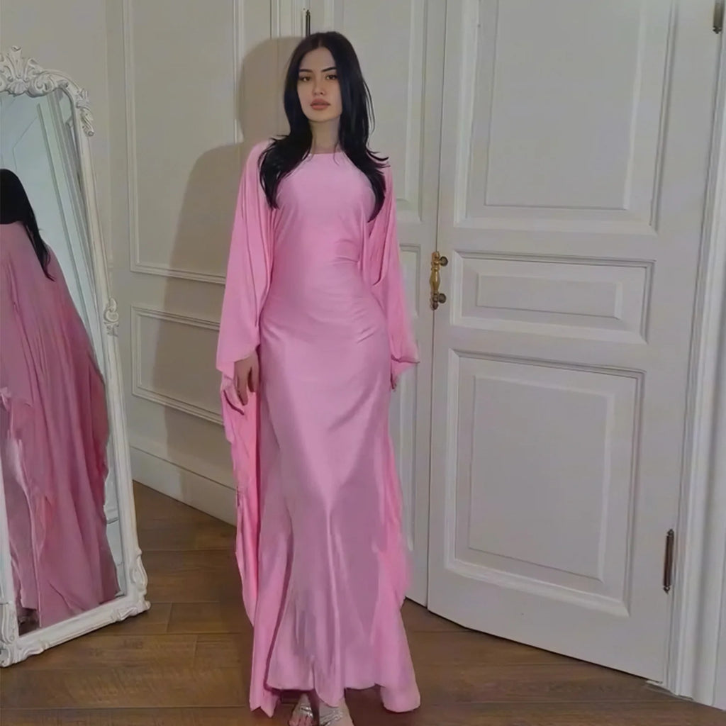 Butterfly Sleeve Satin For Women Kebaya