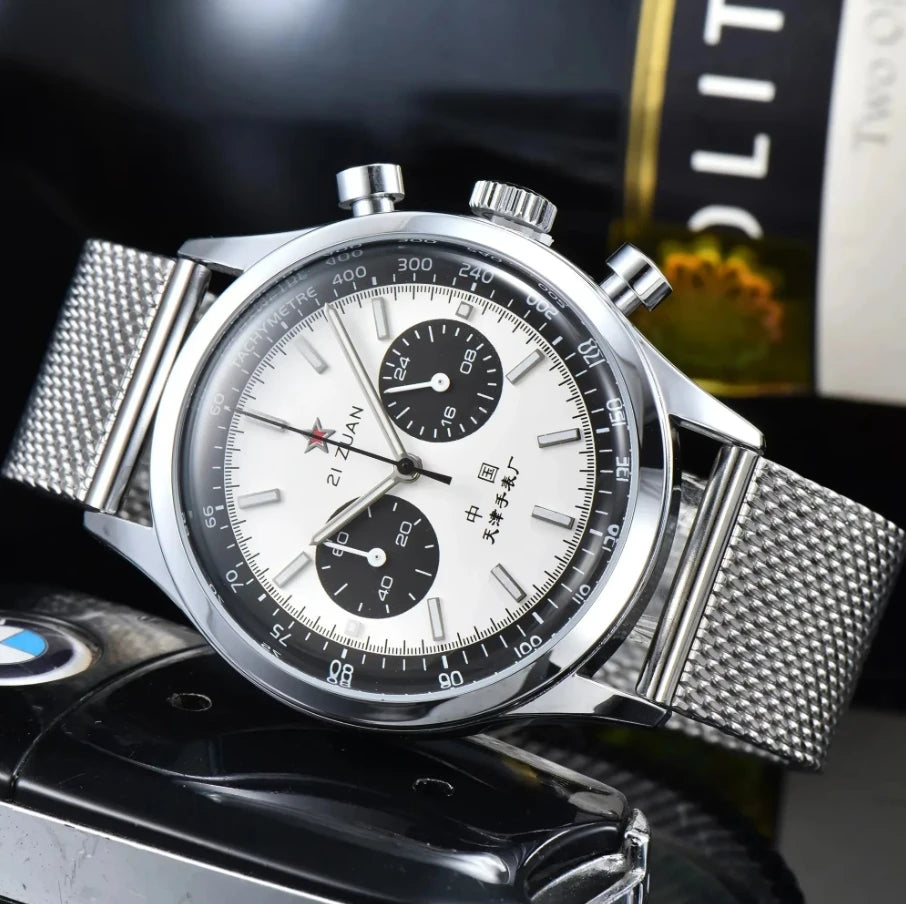 Men's automatic  watches 1963 pilot watch 42mm waterproof retro