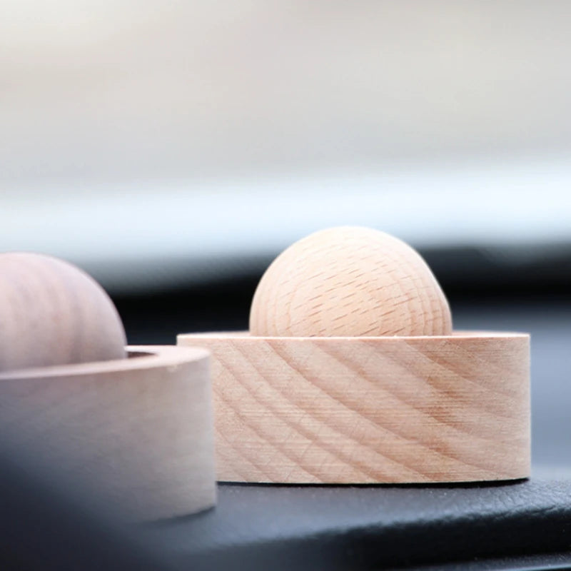 Wooden Essential Oil Diffuser (1 or 3 pcs) – Natural Fragrance for Home, Car & Décor