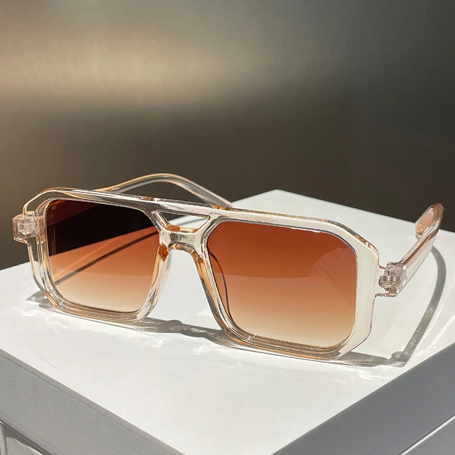 1pc Unisex Square Retro Sunglasses