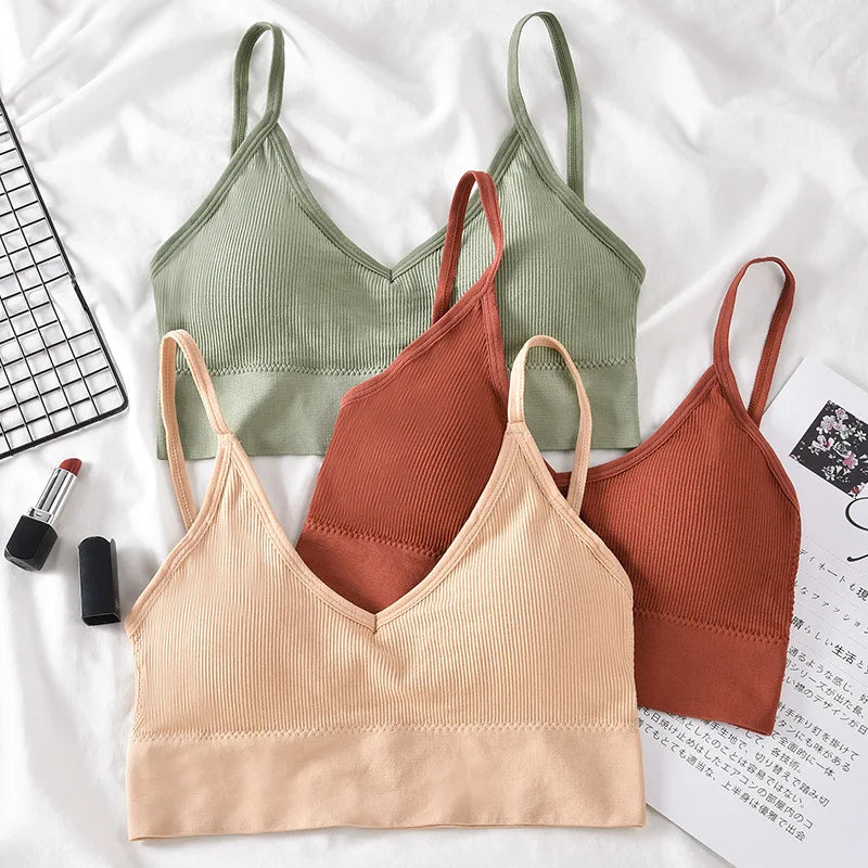Kit 4 Women Seamless Bra Set
