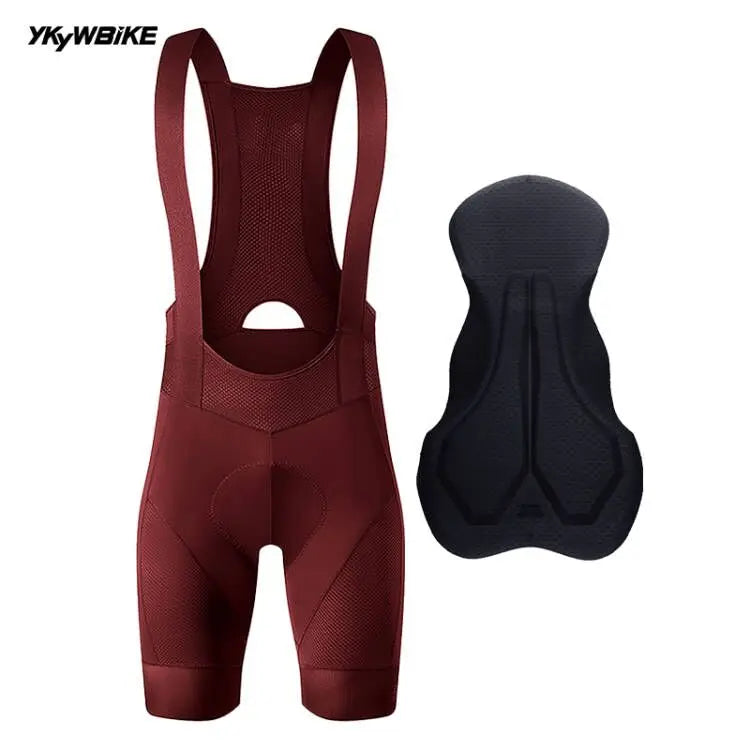 YKYWBIKE Men’s Cycling Bib Shorts – 6H Belgium Padding