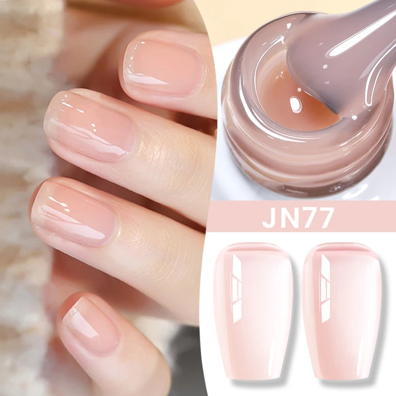 BORN PRETTY 10ml Jelly Nude Gel Nail Polish 50 Colors