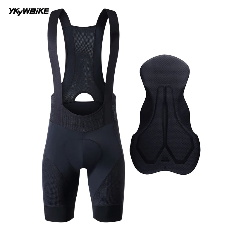 YKYWBIKE Men’s Cycling Bib Shorts – 6H Belgium Padding