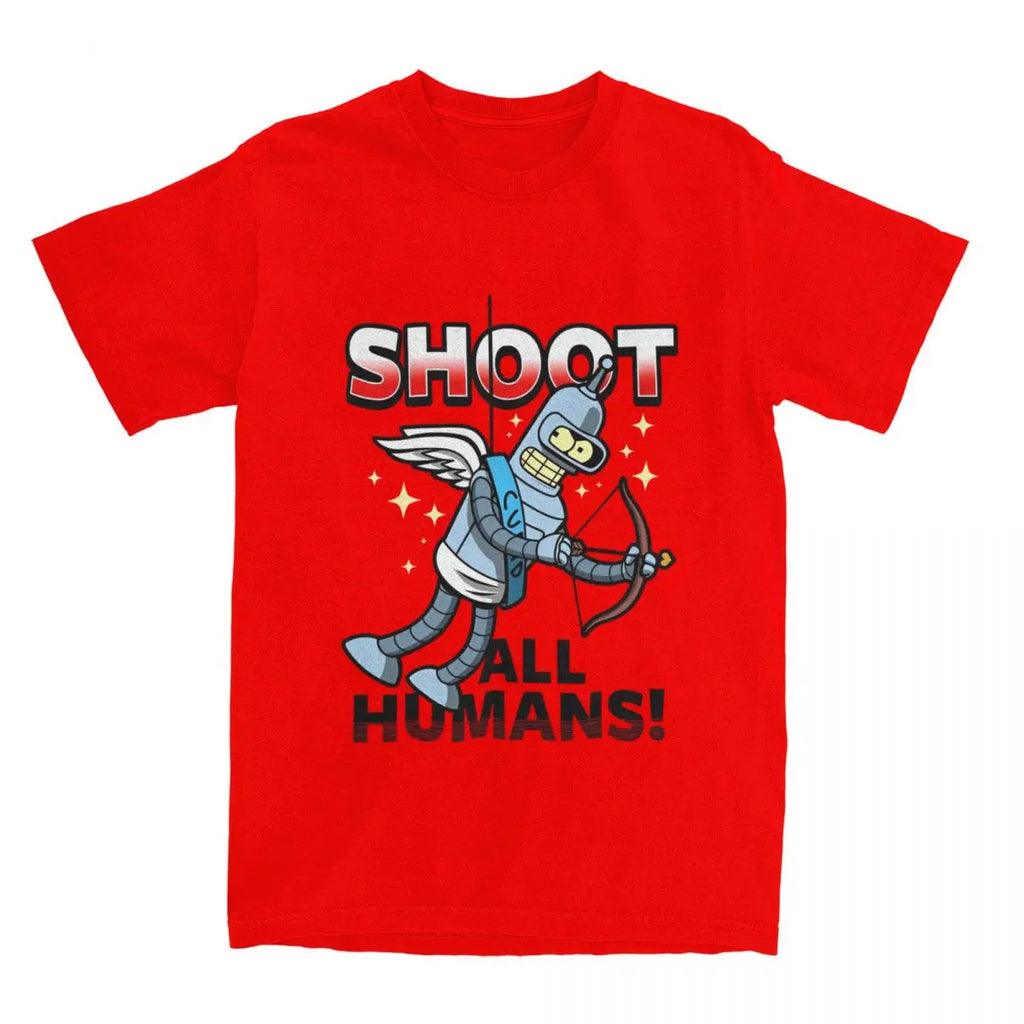 Unisex Futuramas Comics T Shirts 100% Cotton