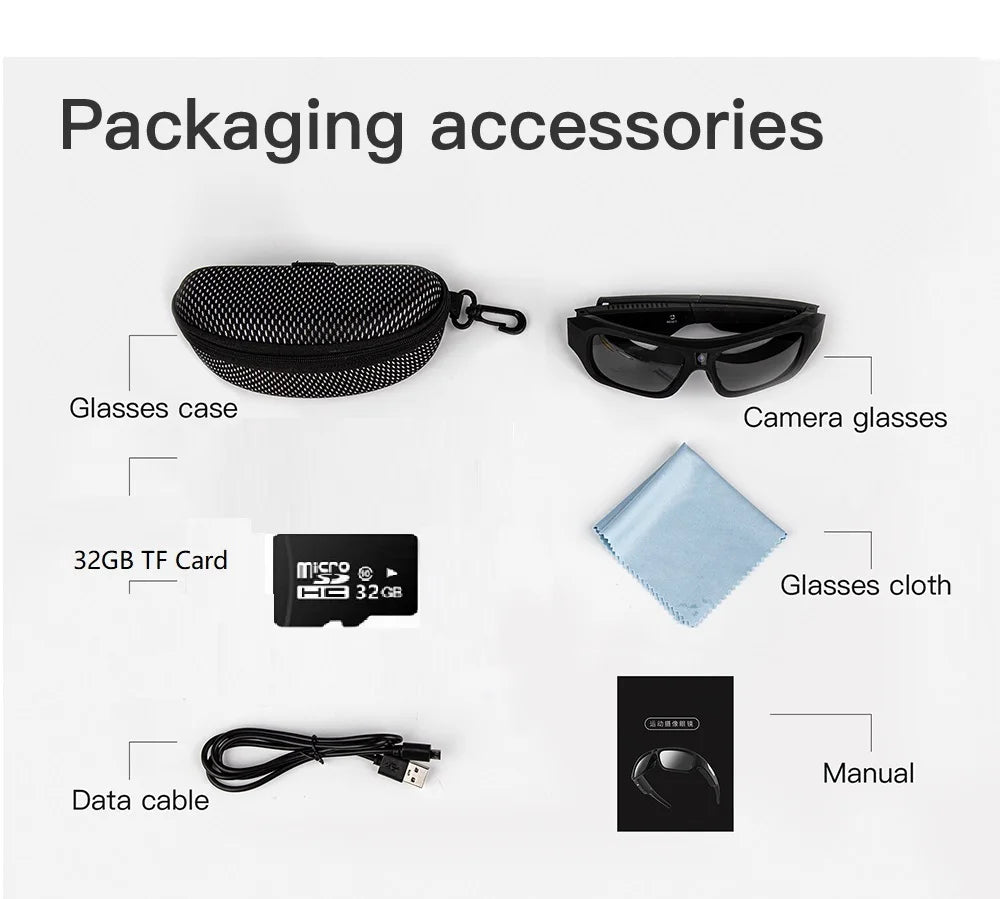 4K HD Cycling & Outdoor Smart Glasses Camera