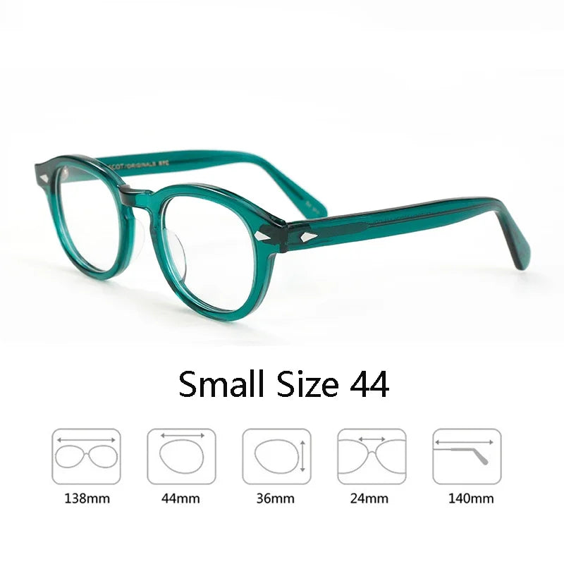Johnny Depp Style Men's  Glasses Transparent Lens
