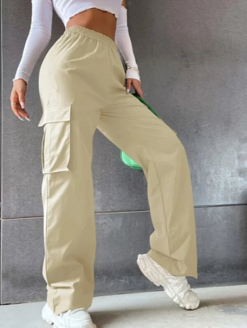 Women’s High-Waist Baggy Cargo Pants