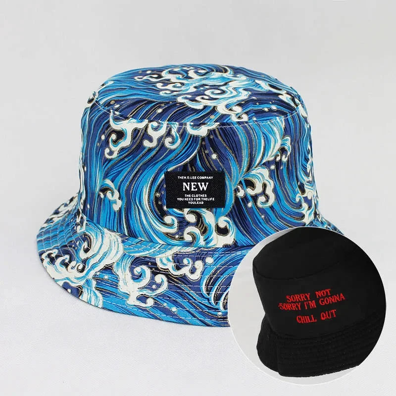 5 Style Cotton Print Bucket Hat