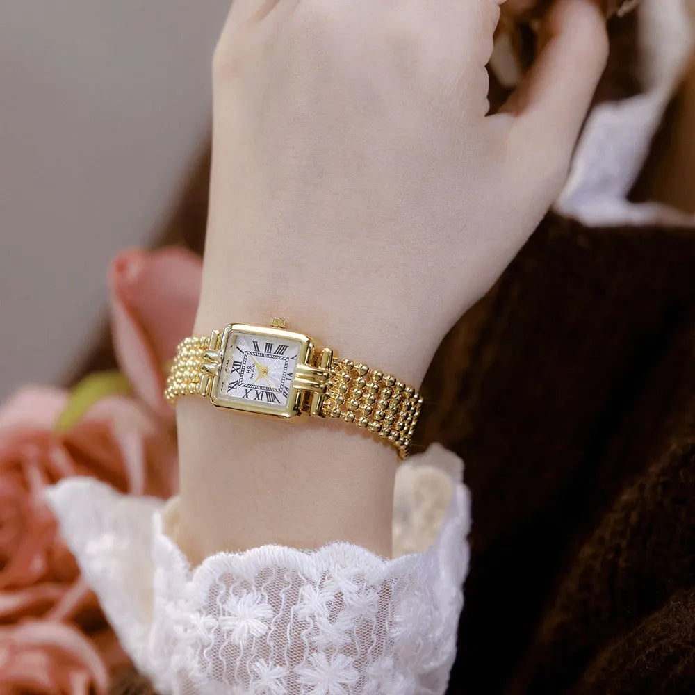 NEW Luxury Waterproof Ladies Watches Gold Bracelet