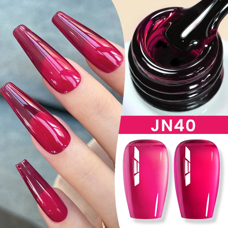 BORN PRETTY 10ml Jelly Nude Gel Nail Polish 50 Colors