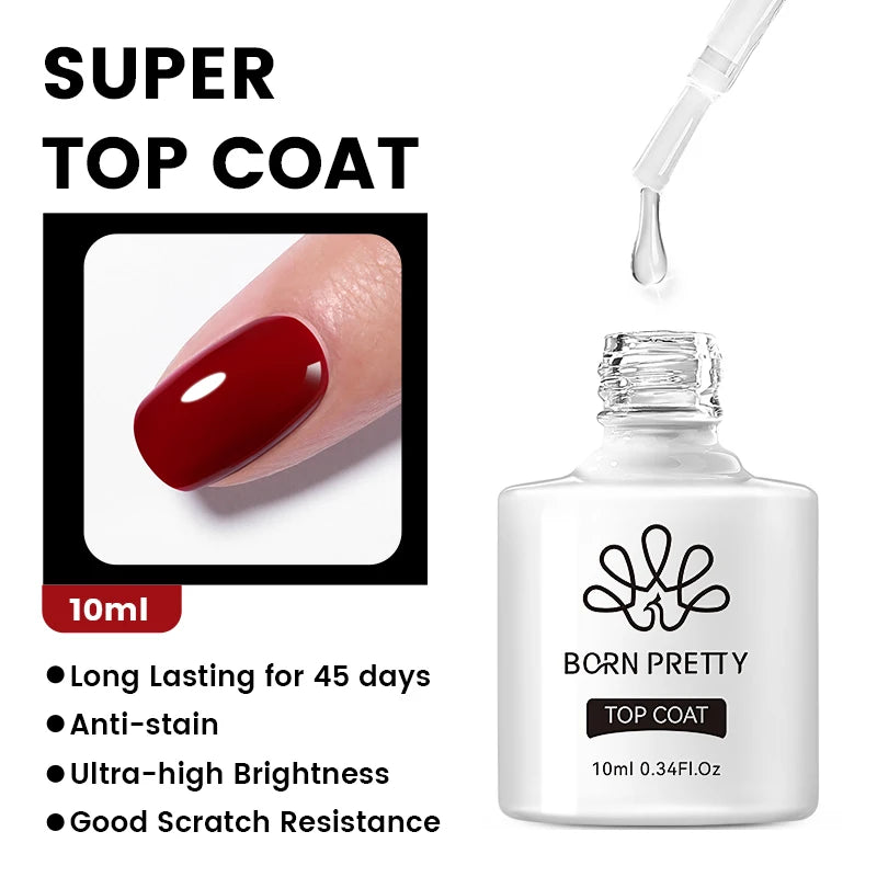 BORN PRETTY 10ml Jelly Nude Gel Nail Polish 50 Colors