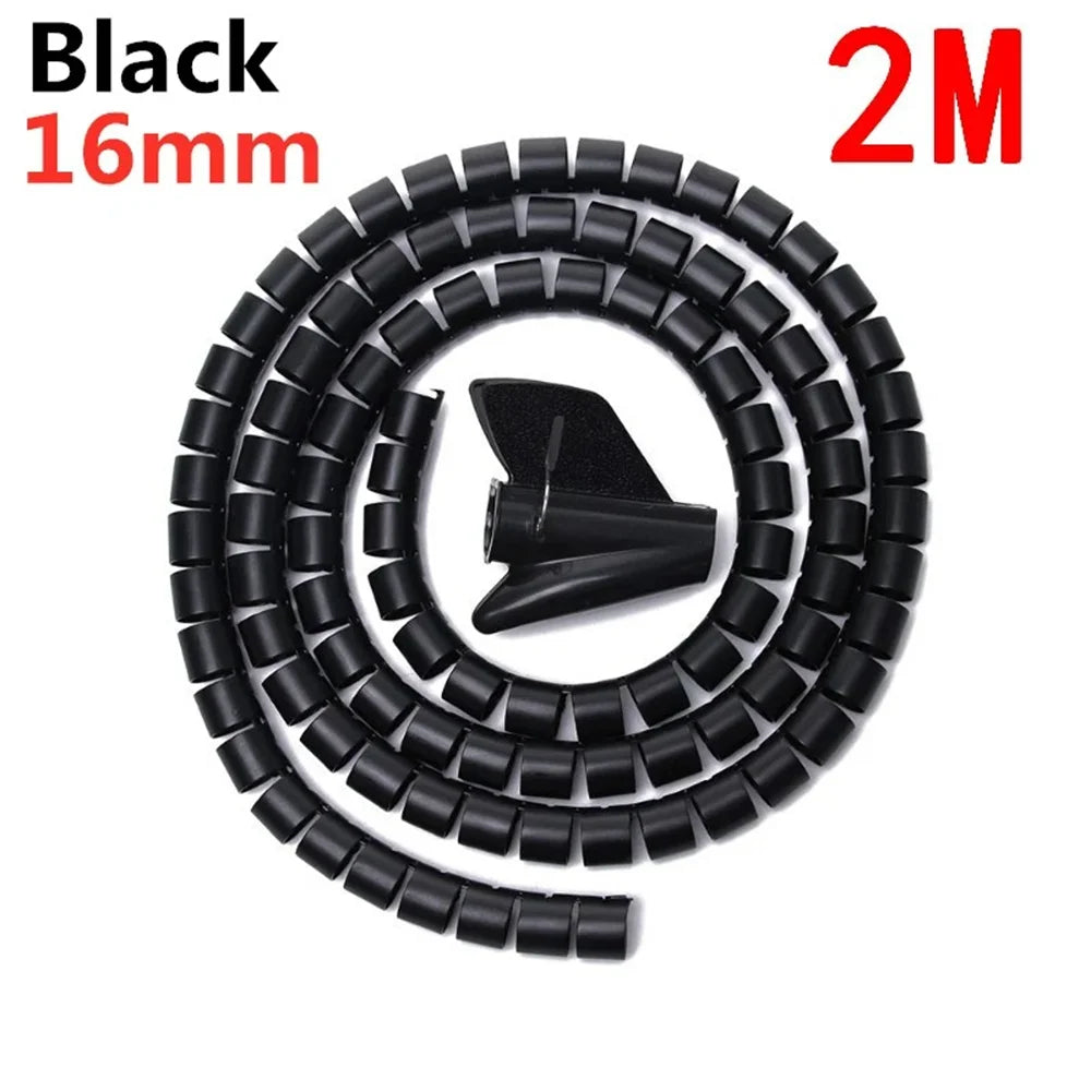 2M Flexible Spiral Cable Protector
