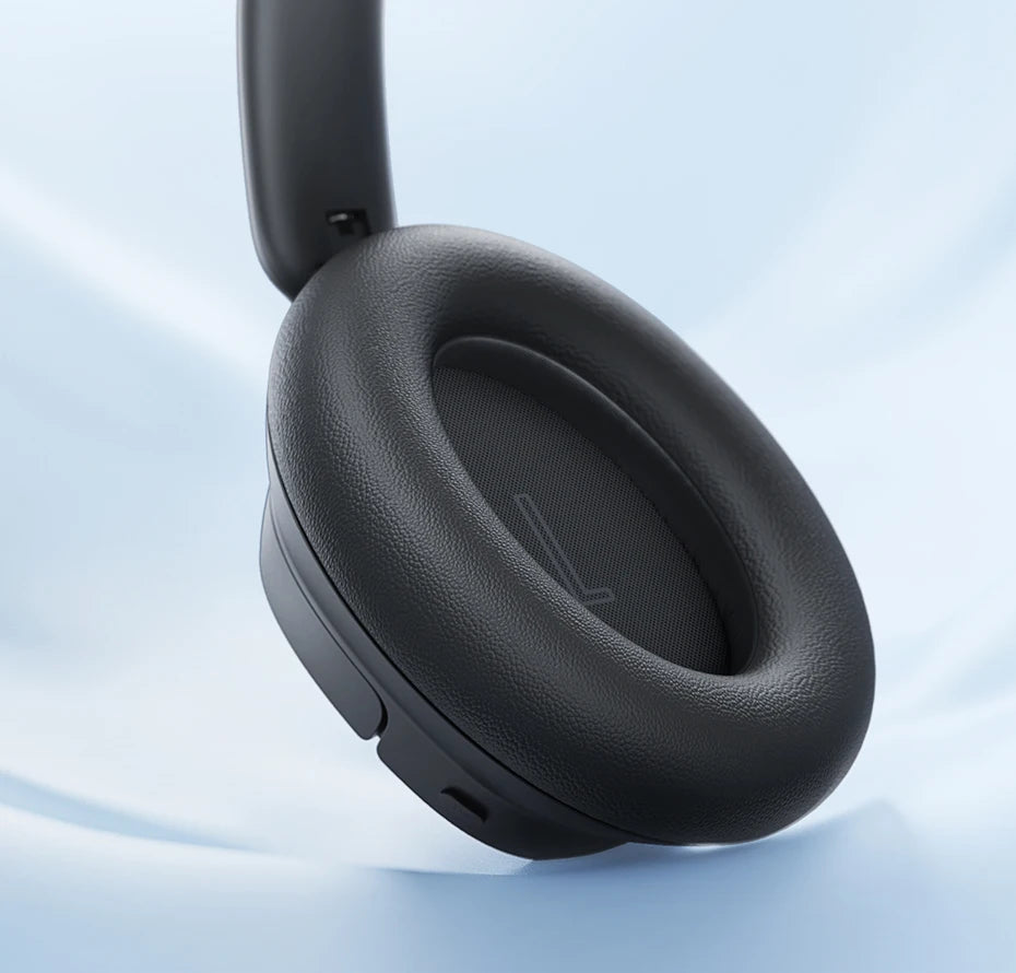 Baseus EH10 NC wireless headphones with adaptive noise canceling, Hi-Res audio, Bluetooth 6.0, and 80-hour battery.