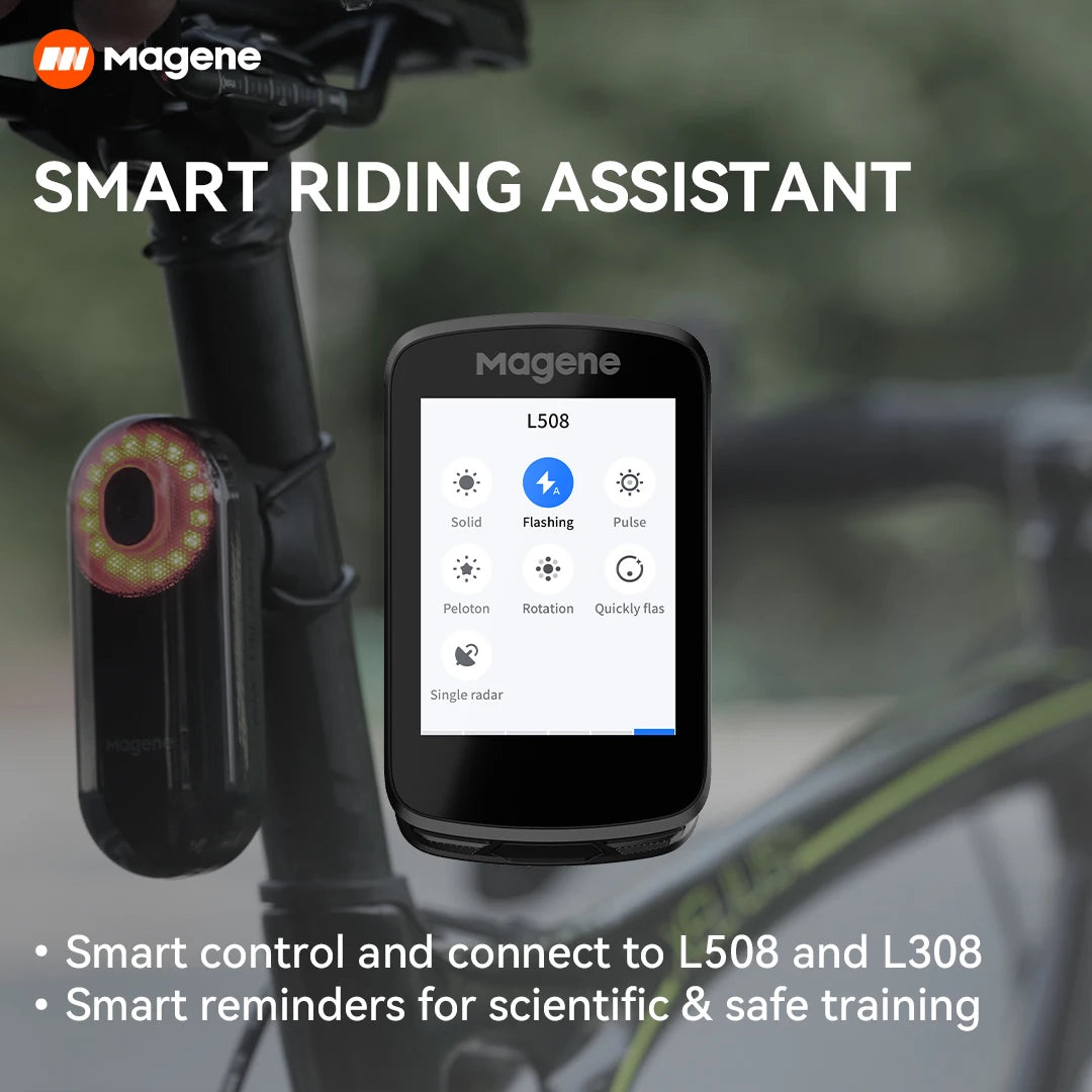 Magene C506 GPS Bike Computer – 2.4" Digital Odometer with Navigation, WiFi & Bluetooth