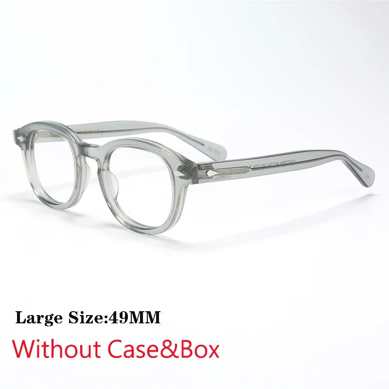 Johnny Depp Style Men's  Glasses Transparent Lens