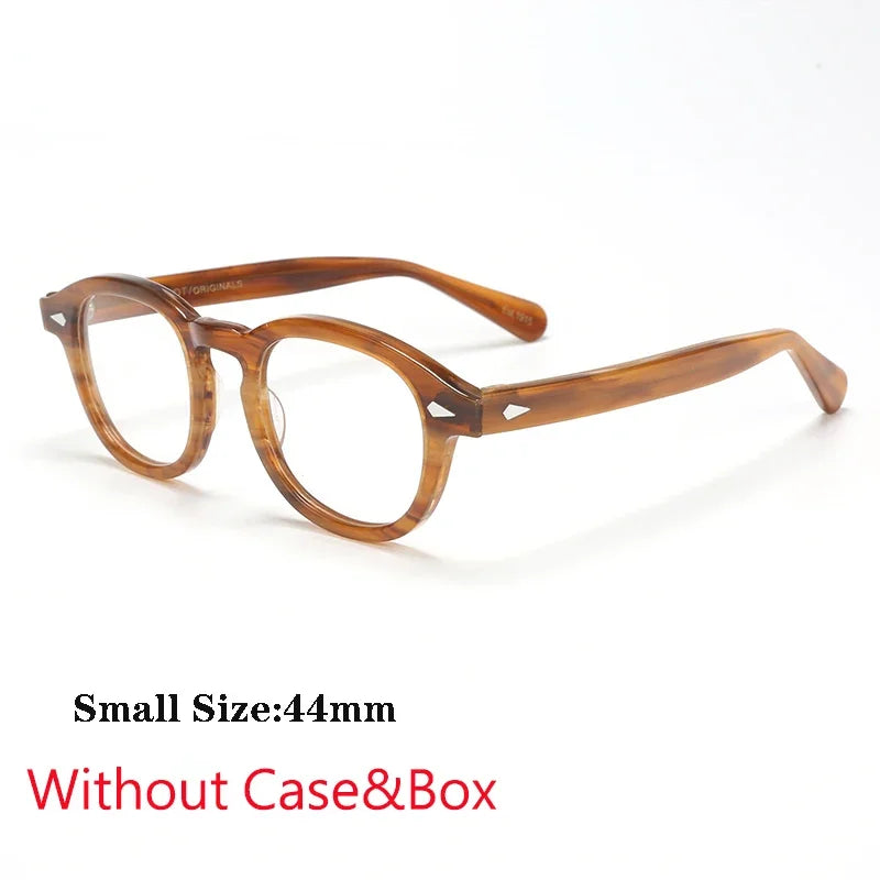 Johnny Depp Style Men's  Glasses Transparent Lens