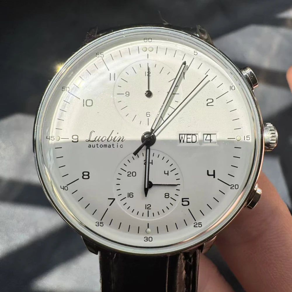 Stainless Steel Waterproof Business Men's Automatic Wristwatch