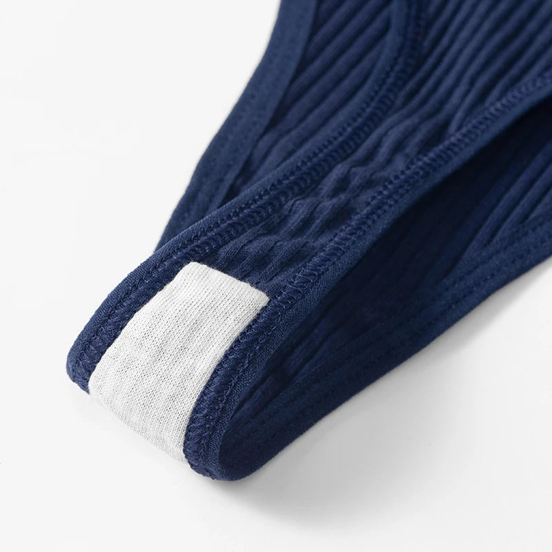Women’s Cotton Striped Thong Panties – Sexy Cozy Lingerie