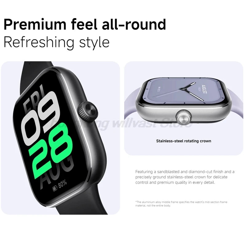 Xiaomi Redmi Watch 5 – AMOLED display smartwatch with 150+ sports modes, long battery life, and health monitoring features.