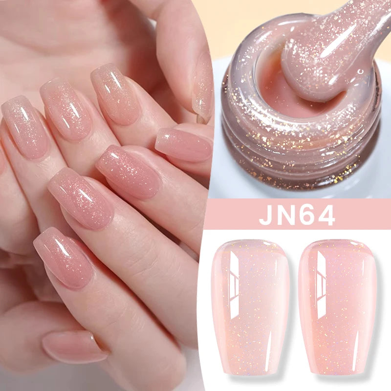 BORN PRETTY 10ml Jelly Nude Gel Nail Polish 50 Colors