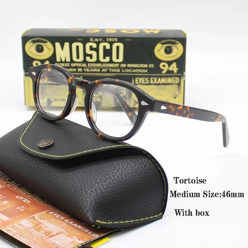 Johnny Depp Style Men's  Glasses Transparent Lens
