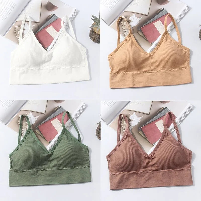 Kit 4 Women Seamless Bra Set