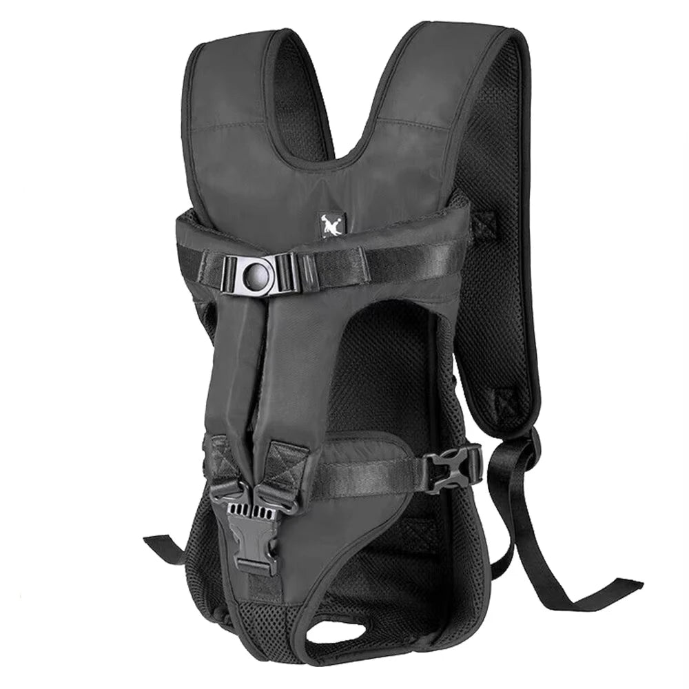 Premium Adjustable Hands-Free Dog Carrier Backpack – Front-Style, Comfortable & Portable