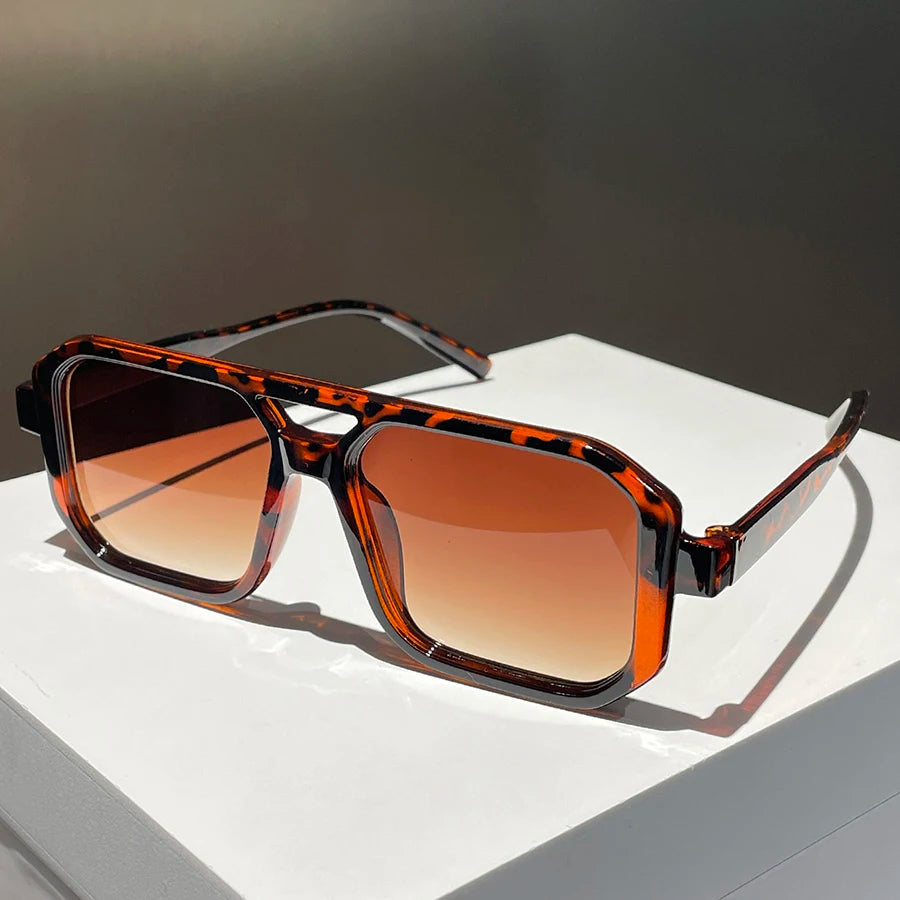 1pc Unisex Square Retro Sunglasses