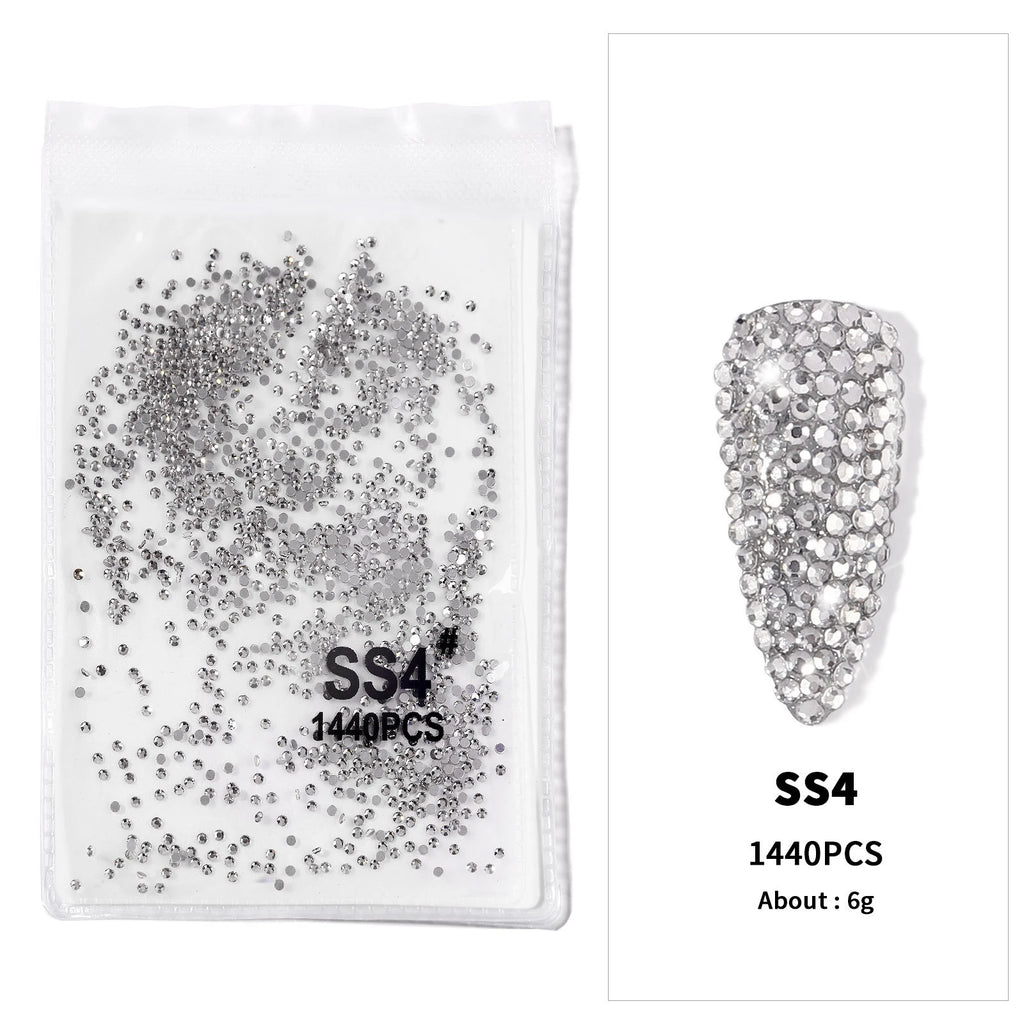 12Gird 3D Glass Crystal Nail Art