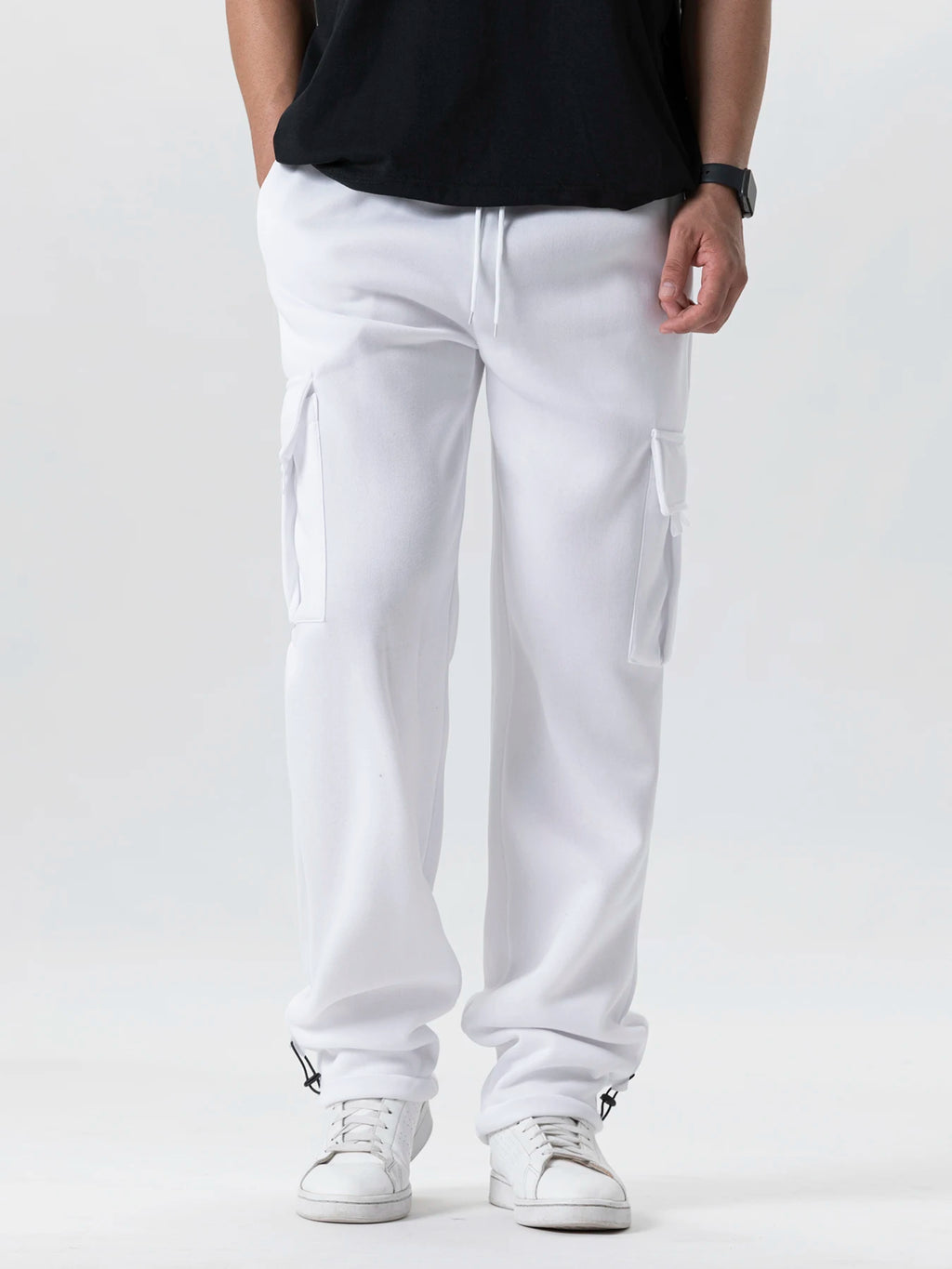 Men’s Loose Straight-Fit Jogger Sweatpants