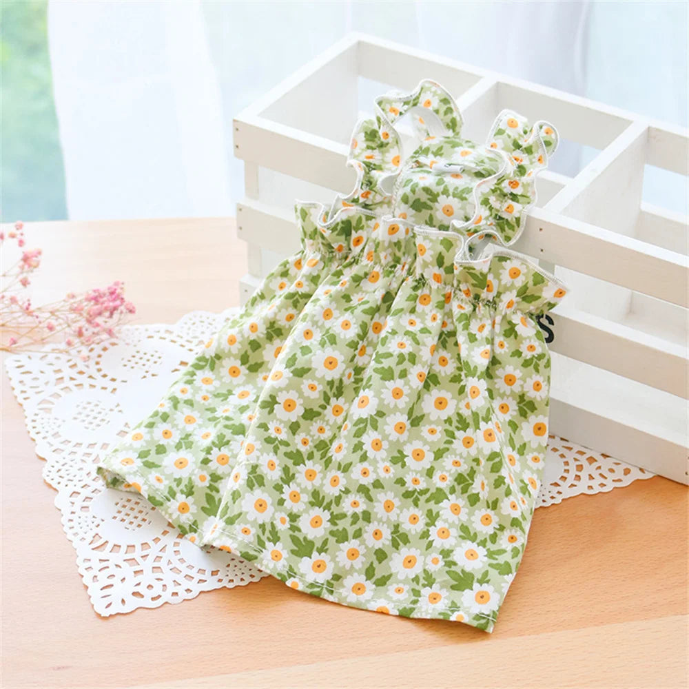 Cats Cotton Summer  Skirt Dresses