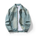 Men’s Casual Denim Jacket – Zipper Loose High Street Workwear