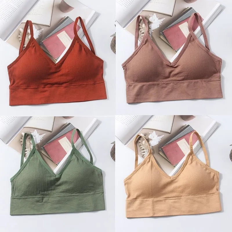 Kit 4 Women Seamless Bra Set