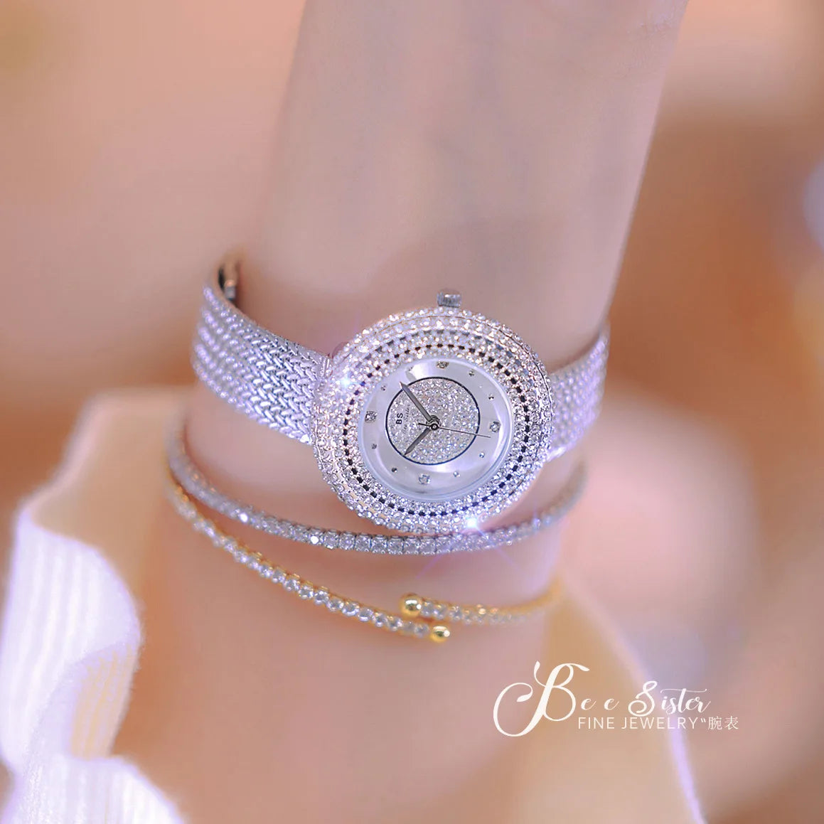 Luxury waterproof watch for women