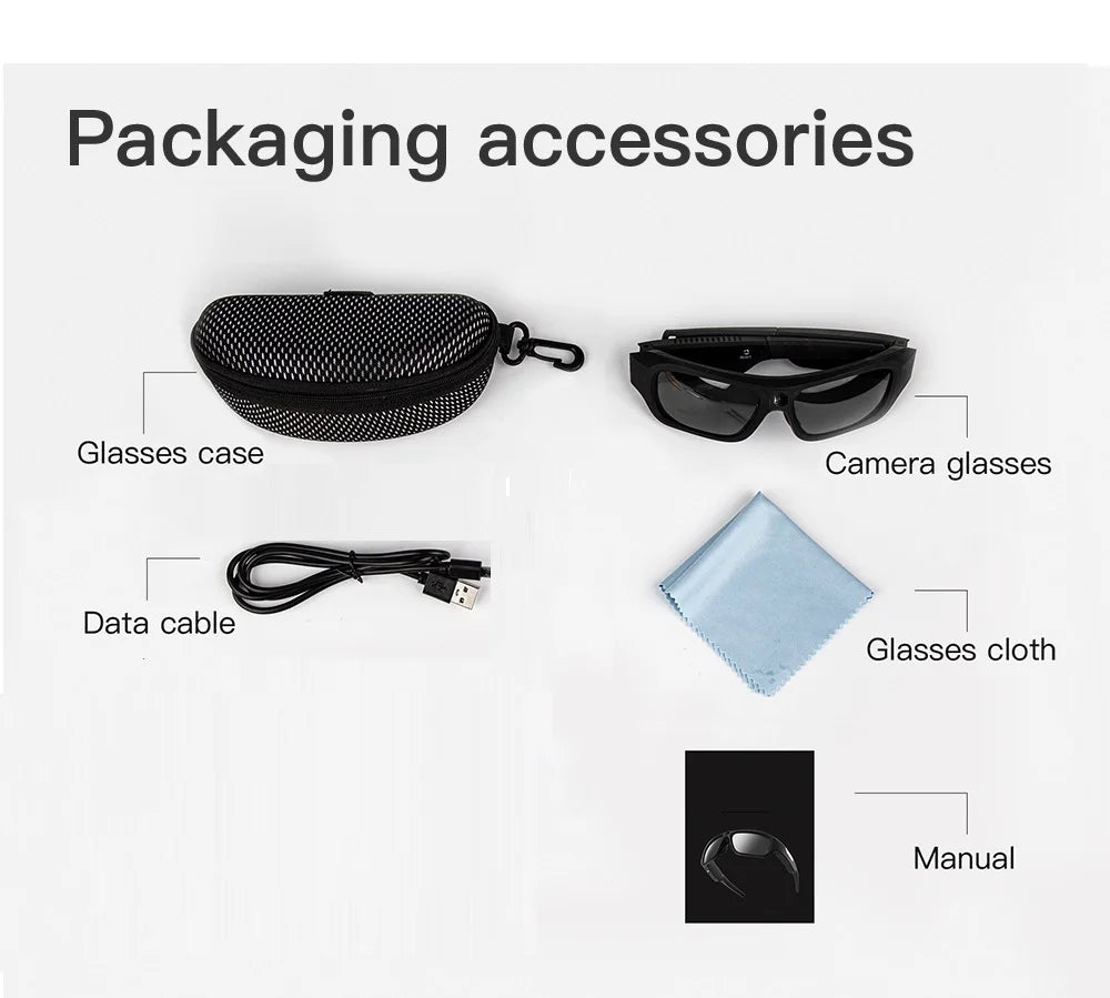 4K HD Cycling & Outdoor Smart Glasses Camera