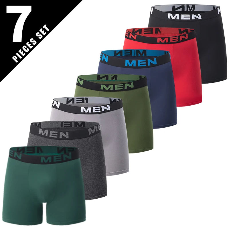 4/5/10 Pcs Fashionable Men's Long Underwear Casual