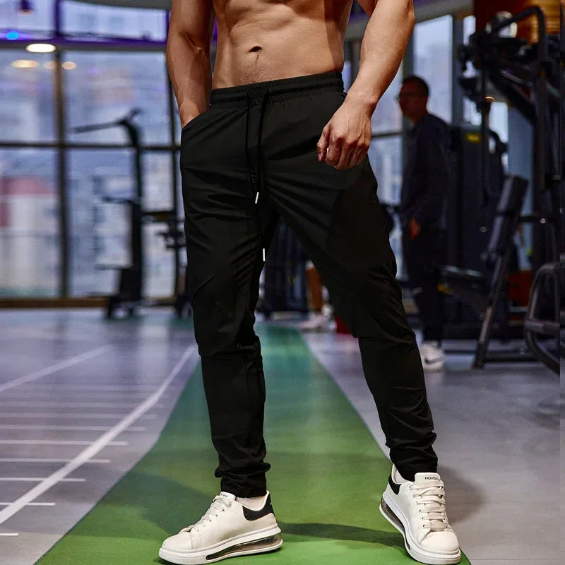 Mens Gym Pants Quick-Drying