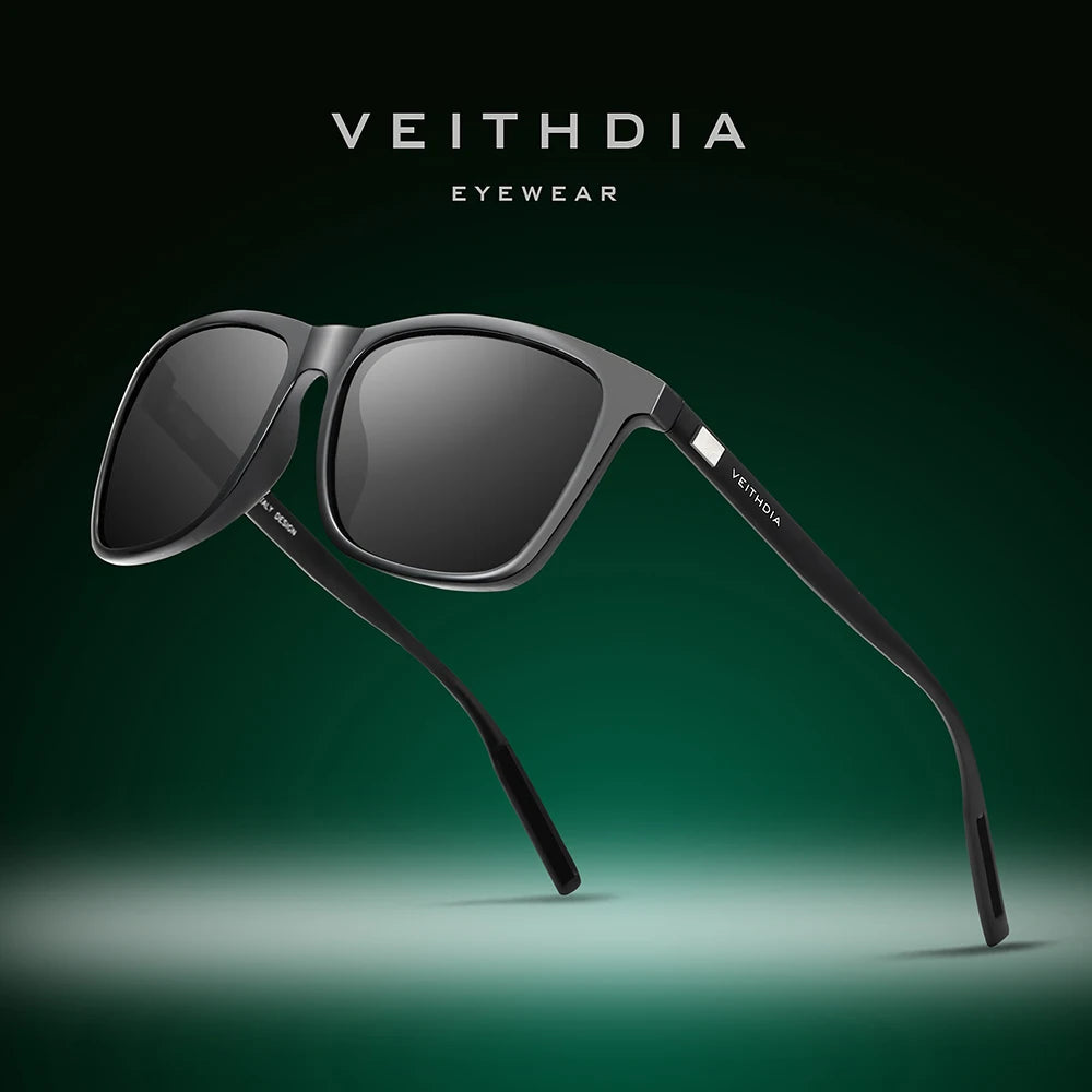 VEITHDIA Unisex Retro Aluminum Polarized  Sunglasses
