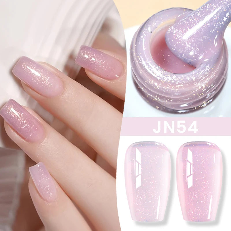 BORN PRETTY 10ml Jelly Nude Gel Nail Polish 50 Colors