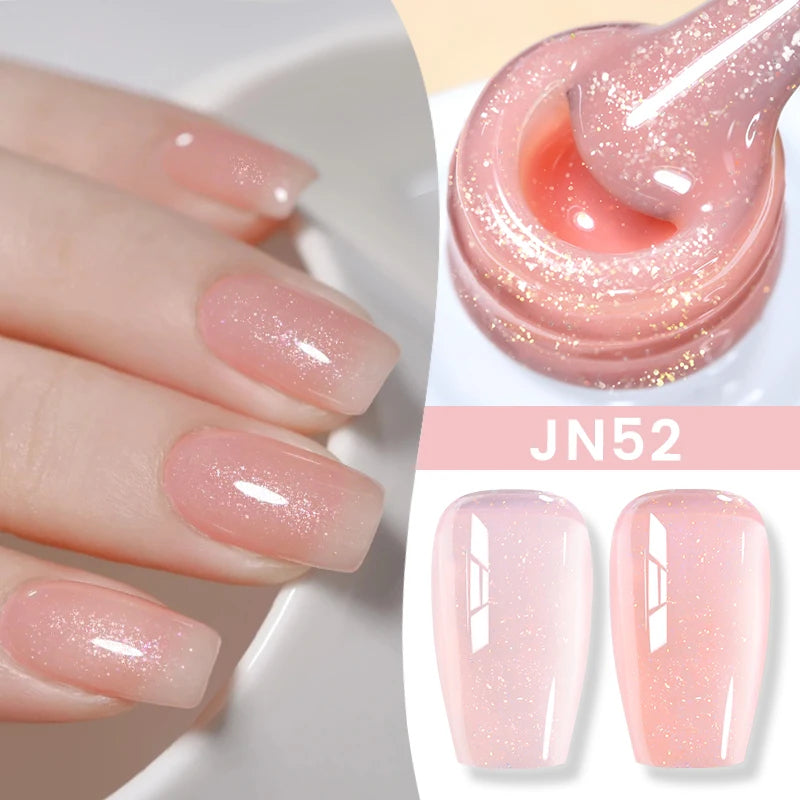 BORN PRETTY 10ml Jelly Nude Gel Nail Polish 50 Colors