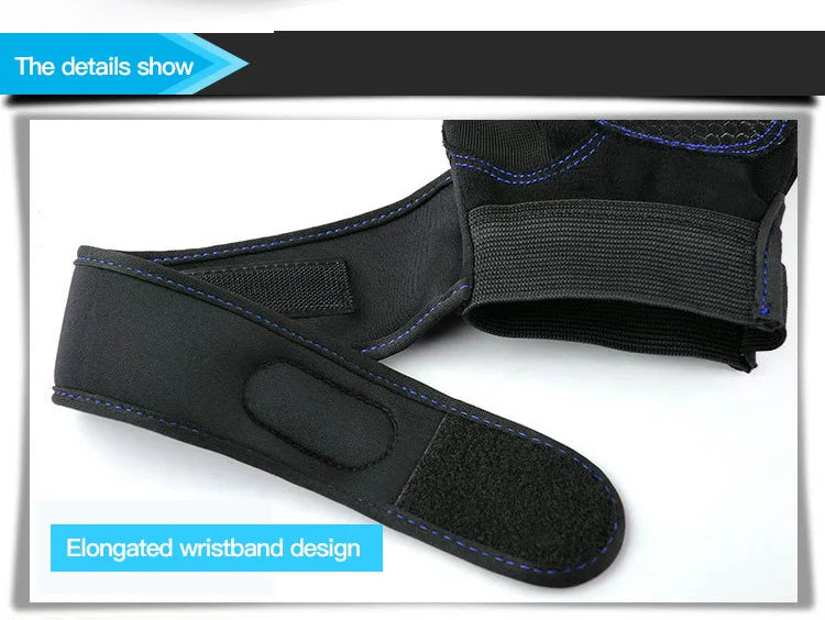 Shockproof Gym Gloves with Wrist Support (Fitness & Training)