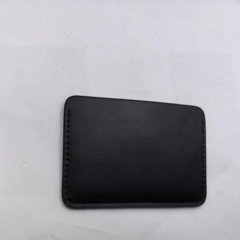 Personalized Leather Bat Mask Card Holder Wallet (Superhero Style)