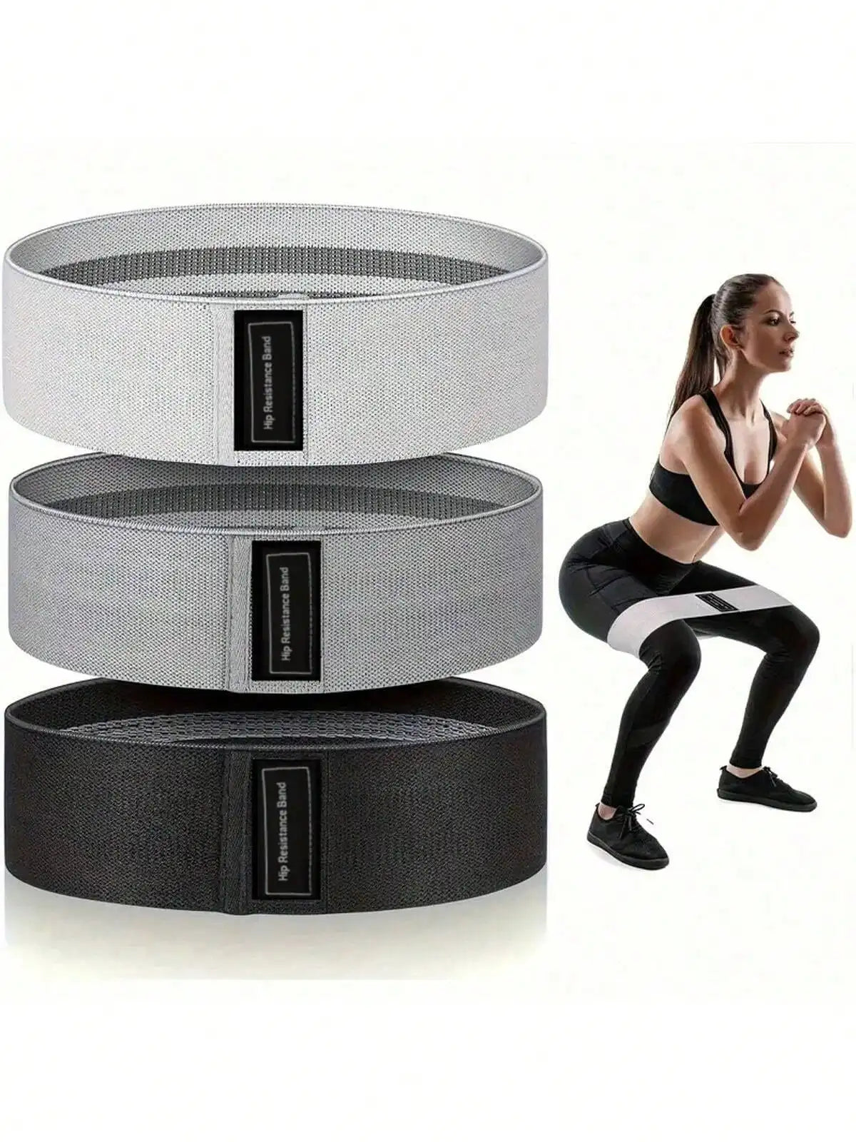 Fabric Resistance Hip Booty Bands Glute