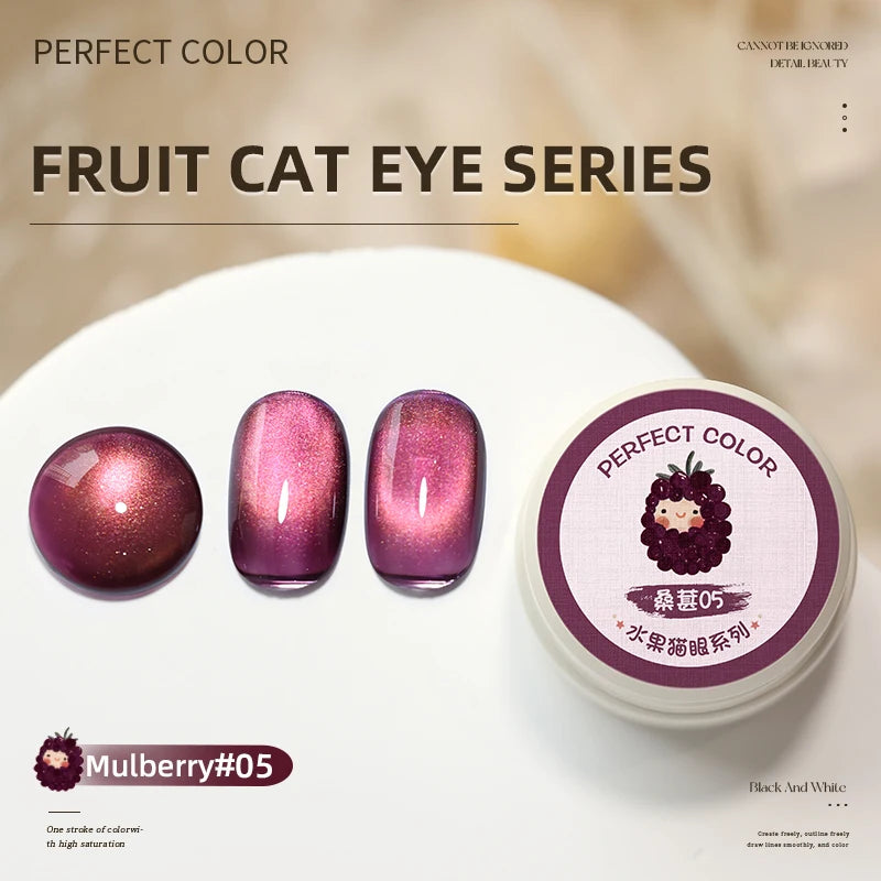 Fruit Cat Eye Gel Nail Polish