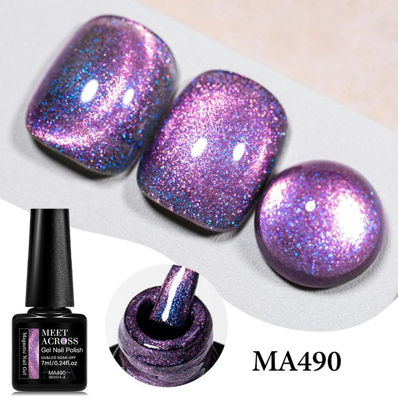 Cat Eye Gel Polish Spring Popular Magnetic Gel Nail