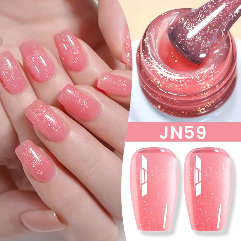 BORN PRETTY 10ml Jelly Nude Gel Nail Polish 50 Colors