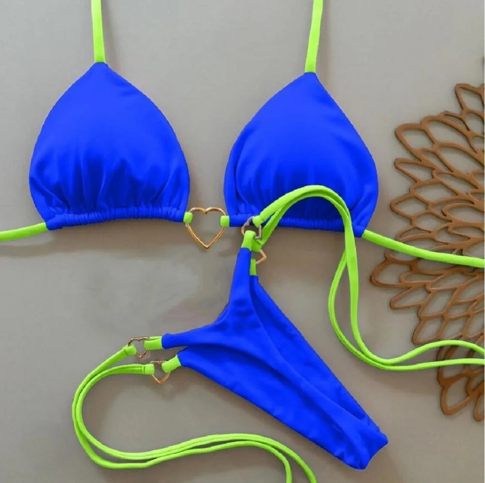 Sexy Halter Bikini Set Swimsuit Two-piece