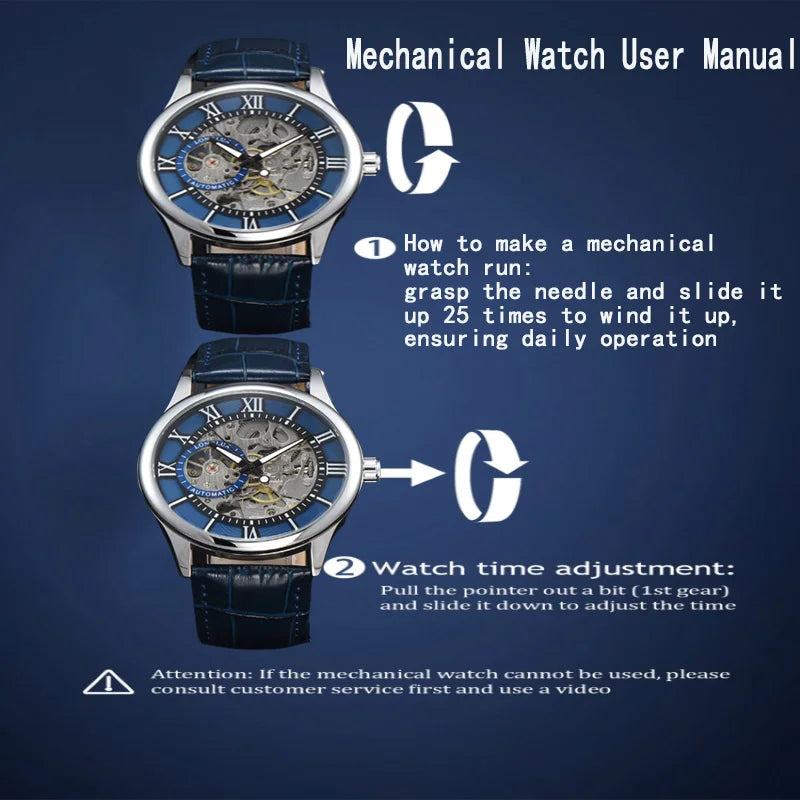 LONGLUX waterproof automatic men's watch
