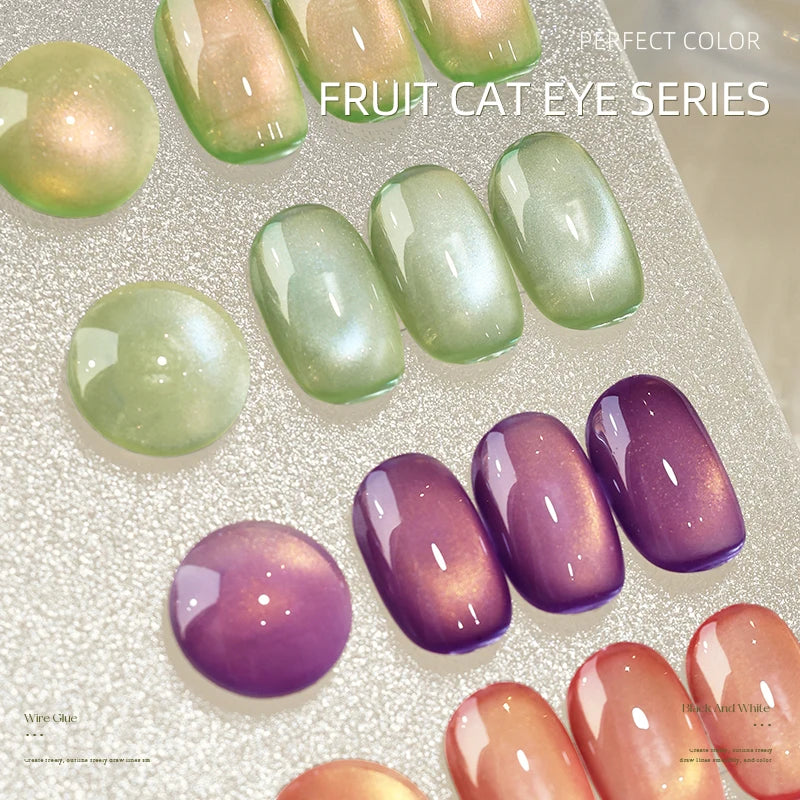 Fruit Cat Eye Gel Nail Polish